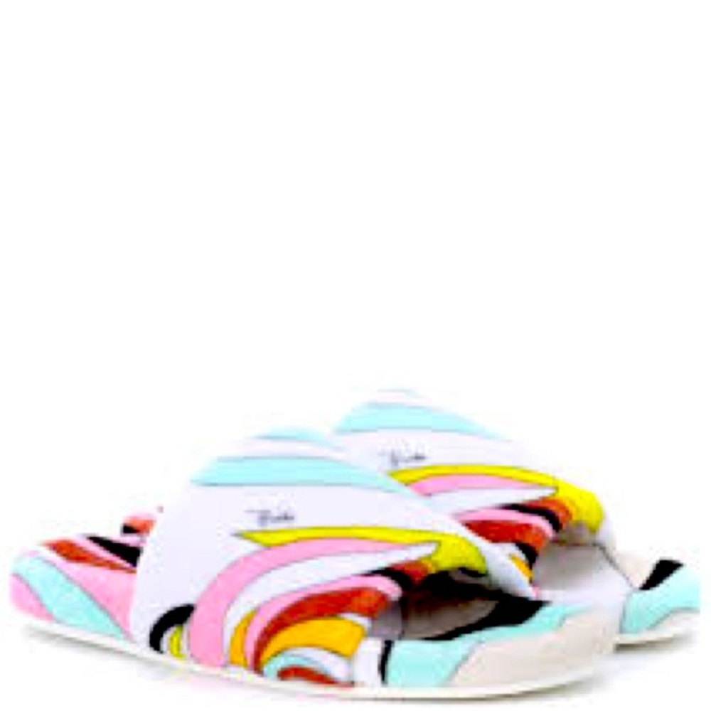 Emilio Pucci Sandals (sz 39, slip ons, limited edition)